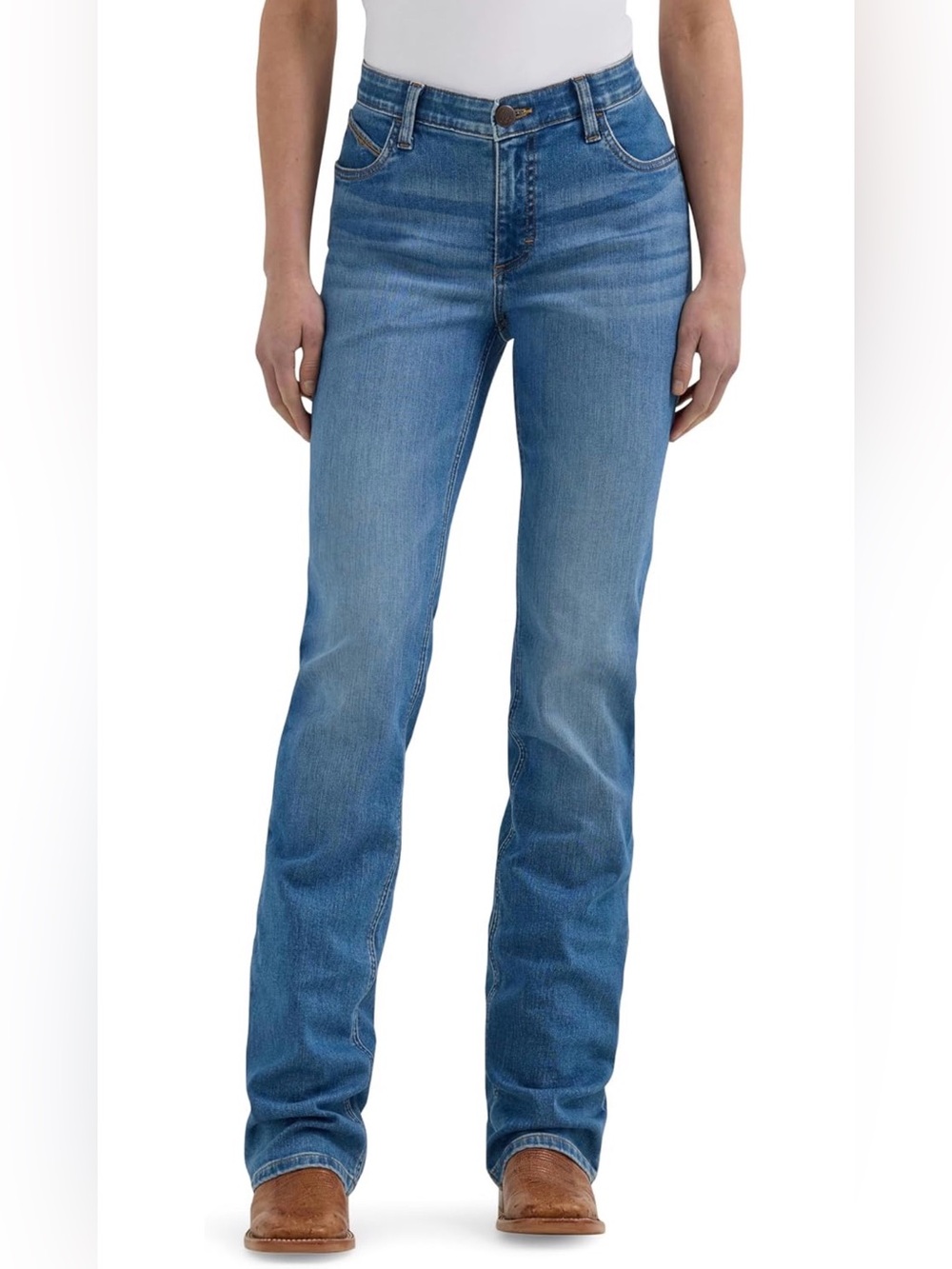 Wrangler Ultimate Riding Jeans Womens 24x34 Willow Mid Rise Bootcut Cowgirl Y2K
